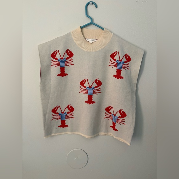entro Tops - entro Cream Ribbed-Neck Knit Top with Subtle Multicolor Detail